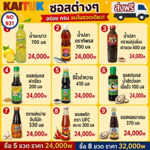 ชุดซอสไทยคละ 9 แบบ