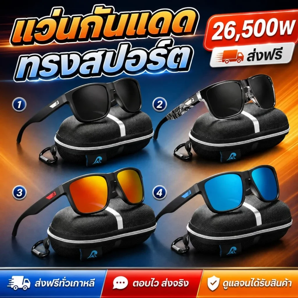 แว่นกันแดดสปอร์ต